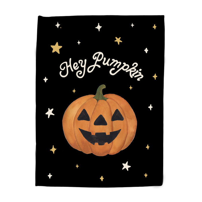 Hey Pumpkln Banner, Black