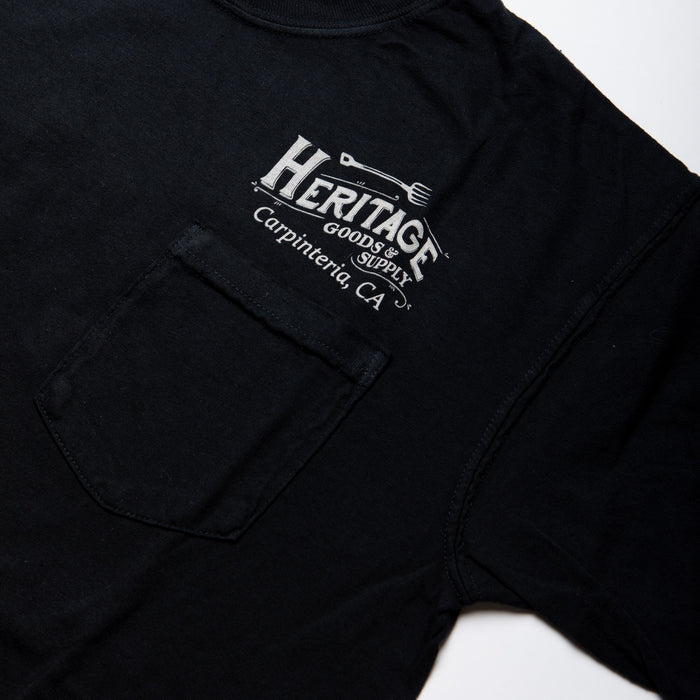 HG&S Men’s Black Pocket Tee