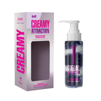 intt Creamy Attraction Cream Blackberry bottle next to its box.