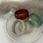 IRREGULAR TRANSLUCENT DESIGN FASHION BRACELET