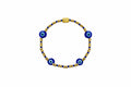 Isla Waterproof Cobalt Evil Eye Bracelet