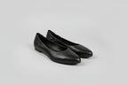 ITALEAU - Women's Black Flats EU Size 38.5 Handmade in Italy (USED)