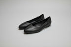 ITALEAU - Women's Black Flats EU Size 38.5 Handmade in Italy (USED)