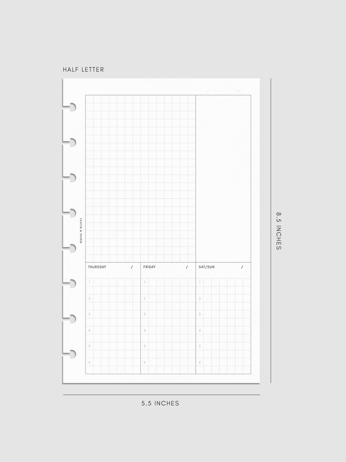 Half Letter 8-Disc Punch