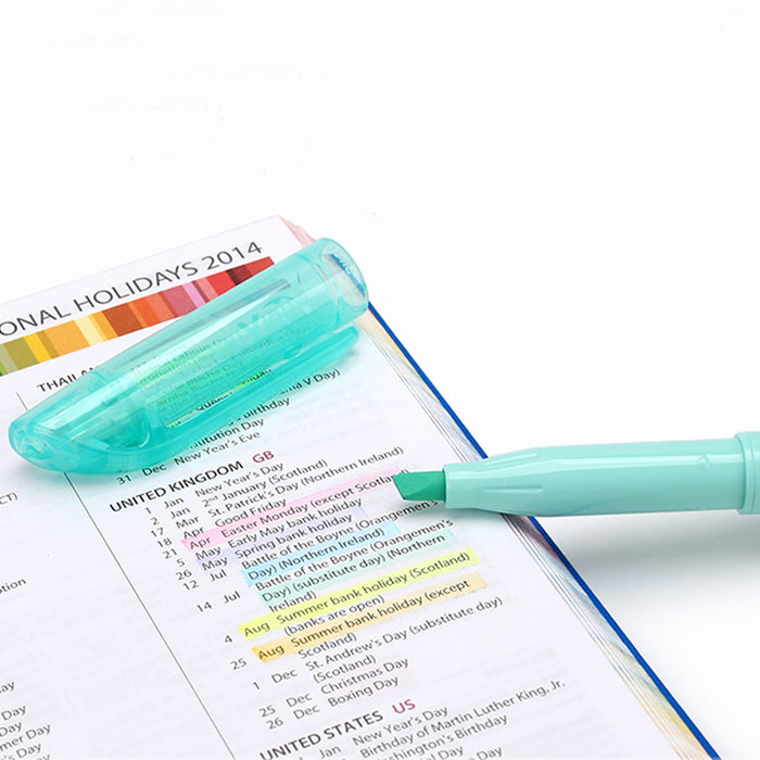 Japanese Pilot Faixion Erasable Highlighter Set ⭐ Pack 3 & 6 Pcs ⭐ - Original Kawaii Pen