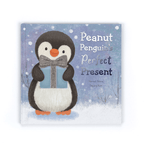 Jellycat Peanut Penguin's Perfect Present Book