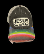 Jesus Take the Wheel Serape cap
