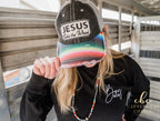 Jesus Take the Wheel Serape cap