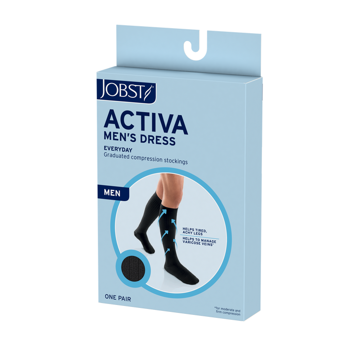 JOBST® Activa Men's Dress Knee High 8-15mmHg