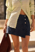 Jupe-short Doémie - Bleu