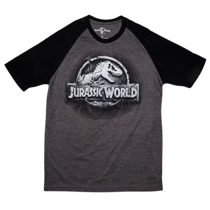 Jurassic World Stone Logo Men's T-Shirt