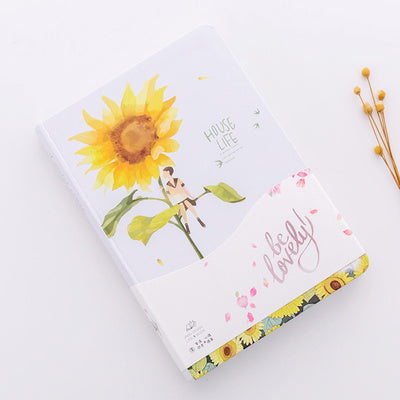 Kawaii Floating Floral Notebook - Original Kawaii Pen