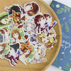 Kawaii Girl Cartoon Stickers - Original Kawaii Pen