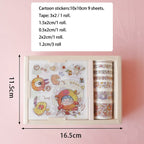 Kawaii Washi Tape + Stickers Gift Set - Original Kawaii Pen