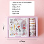 Kawaii Washi Tape + Stickers Gift Set - Original Kawaii Pen