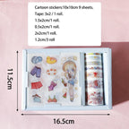 Kawaii Washi Tape + Stickers Gift Set - Original Kawaii Pen