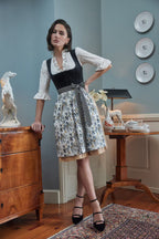 Kruger Long Dirndl 2pcs. 70cm "Lona" black (size 38)
