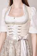 Kruger Long Dirndl 2pcs. 70cm "Monique" beige (36)