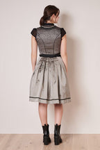 Kruger Midi Dirndl 2pcs. 60cm "Loreen" black (38)