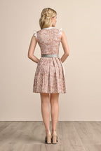 Kruger Mini Dirndl 2pcs. 50cm "Nami" brown (size 36)