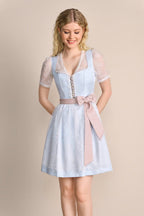 Kruger Mini Dirndl 2pcs. 50cm "Priscilla" blue (38)
