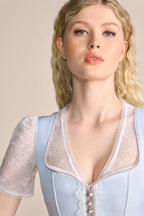 Kruger Mini Dirndl 2pcs. 50cm "Priscilla" blue (38)