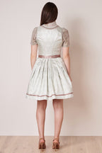 Kruger Mini Dirndl 2pcs. 50cm "Sunny" green (size 34)