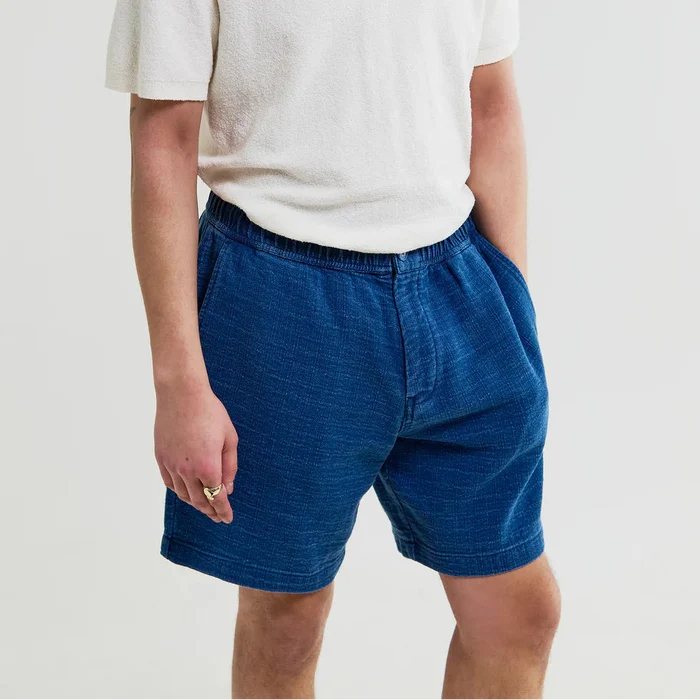 Kurt Short in Indigo Double Cloth