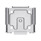 Large caster plate for 4x2 swivel casters