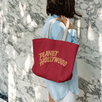 Large Red Arch Tote Bag