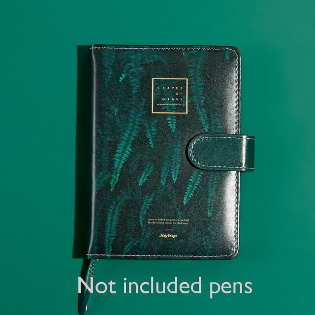 Leaves of Green Leather Notebook Planner