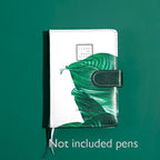 Leaves of Green Leather Notebook Planner