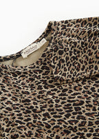 Baby bodystocking in leopard print