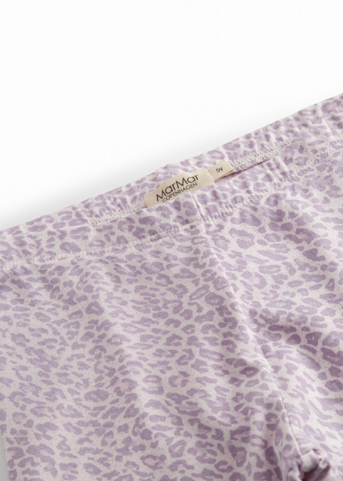 Red leopard leggings for children