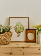 Line Drawn Artichoke, Poster