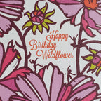 Little Green - Happy Birthday Wildflower Floral Greeting Card