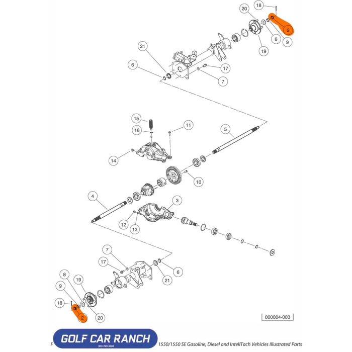 LOCKING CAP NUT - 102276001 HARDWARE - CC