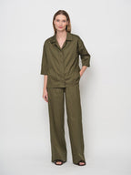Long Cotton Wide Pants