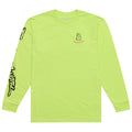 Long Sleeve Tee Peace Out Glo Yellow