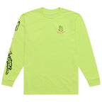Long Sleeve Tee Peace Out Glo Yellow
