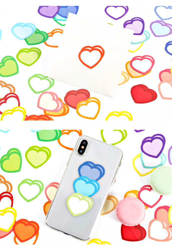 Lovely Heart Stickers - Original Kawaii Pen