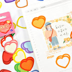 Lovely Heart Stickers - Original Kawaii Pen