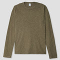 L/S Thin Stripe Tee in Sandstorm