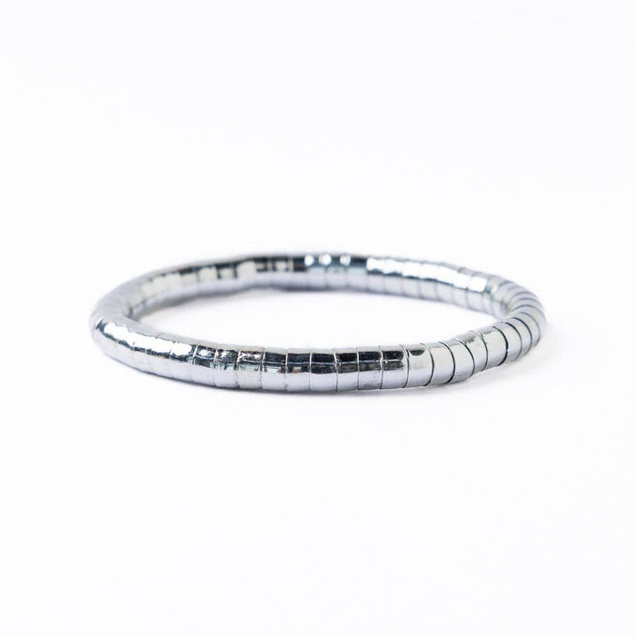 Lucille Round Bracelet in Silver