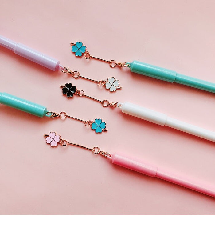 Lucky Clover Gel Pen Set (4pcs) - Original Kawaii Pen