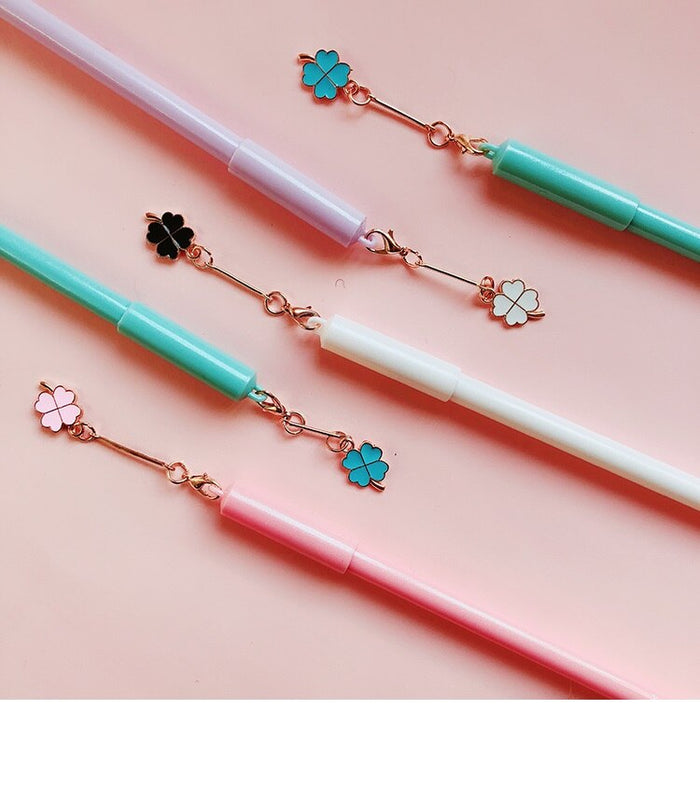 Lucky Clover Gel Pen Set (4pcs) - Original Kawaii Pen