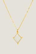Lyra necklace | Gold/White
