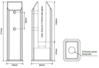 Madrid Deluxe top fix spigot, perfect if you dont have room for core drill holes - Image 2