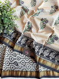 Maheswari border chanderi saree