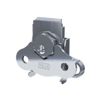 Medium Steel with a Zinc Finish Twist Catch shown on its own.